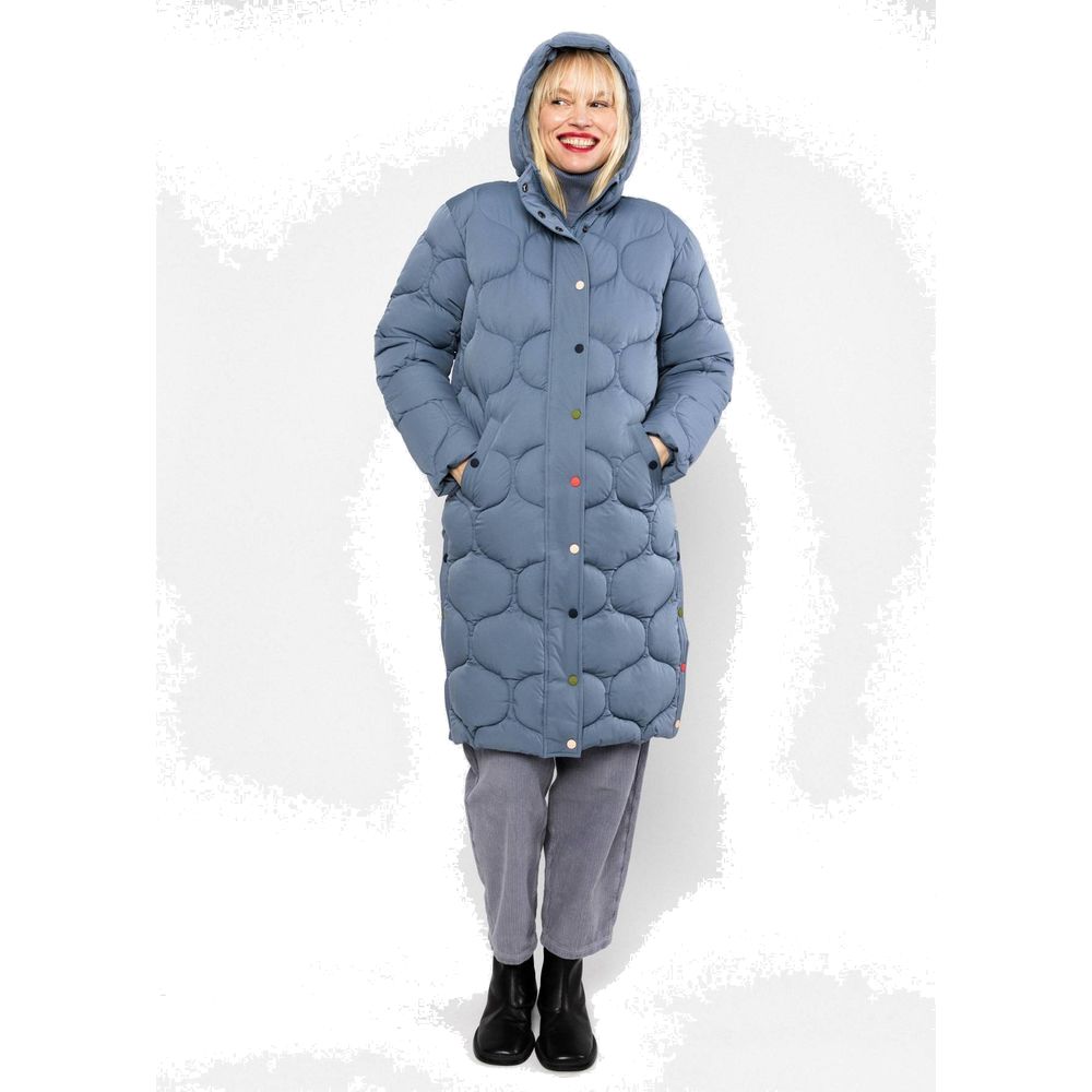 Blutsgeschwister No Down Mister Damen Wintermantel slate-haze-statement Produktbild 1