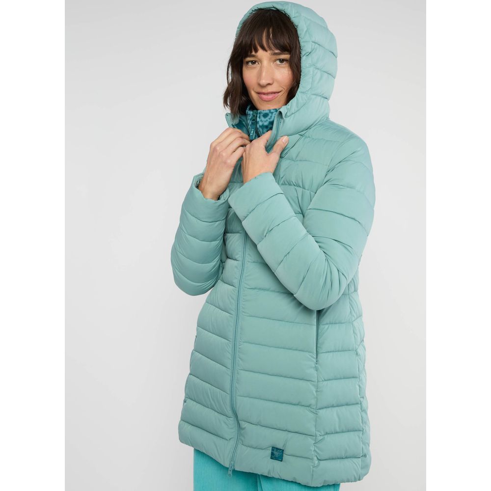 Blutsgeschwister NO Down Queen Damen Steppjacke cold retro blue Produktbild 1