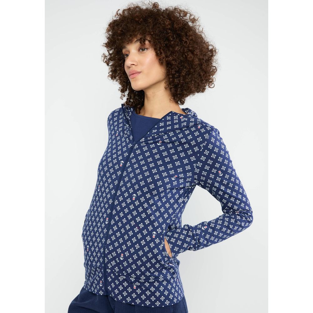 Blutsgeschwister Scuba Duba Zip UP Damen Kapuzenjacke cute little anchor Produktbild 1