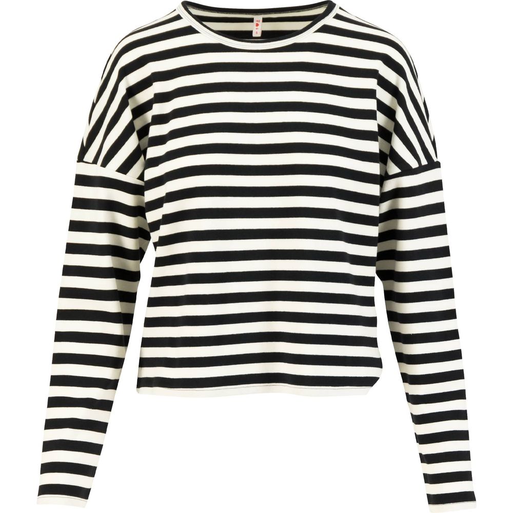 Blutsgeschwister Stereo Rainbow Crew Damen Longsleeve wizardy black stripes Produktbild 0