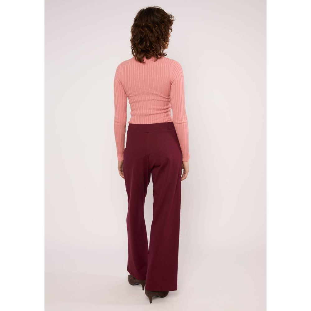 Blutsgeschwister Tailored Business Damen Freizeithose classy-burgundy Produktbild 3