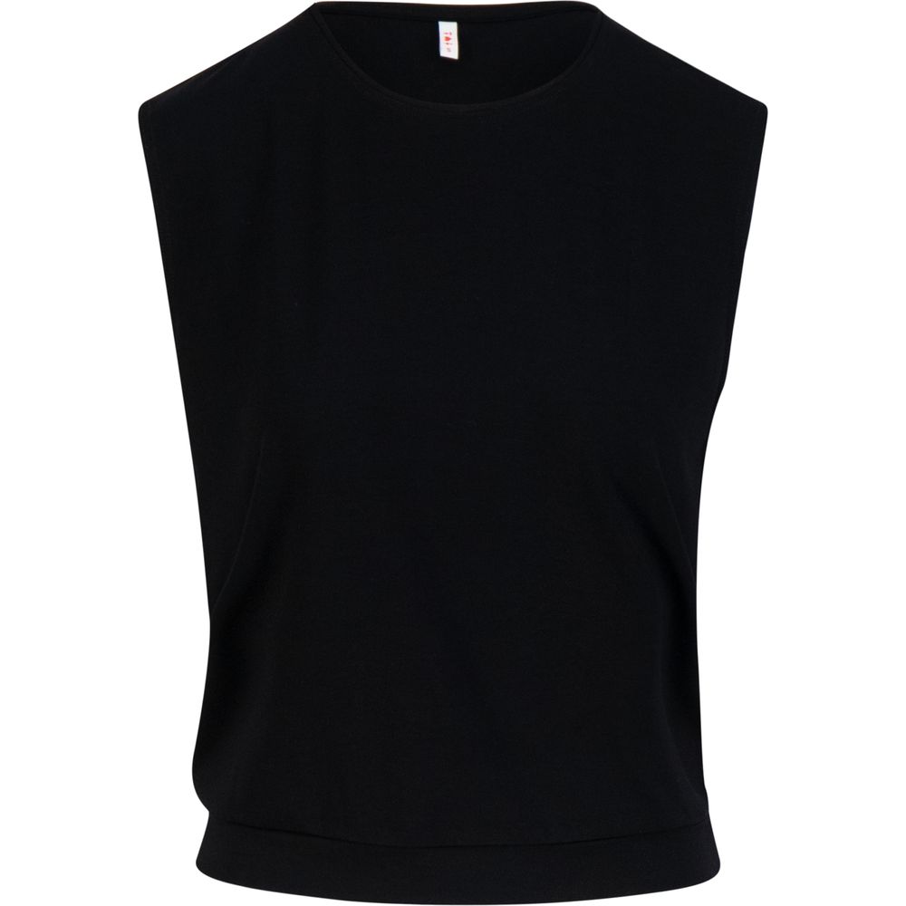 Blutsgeschwister Tiny Crew Damen Top soot-black Produktbild 0