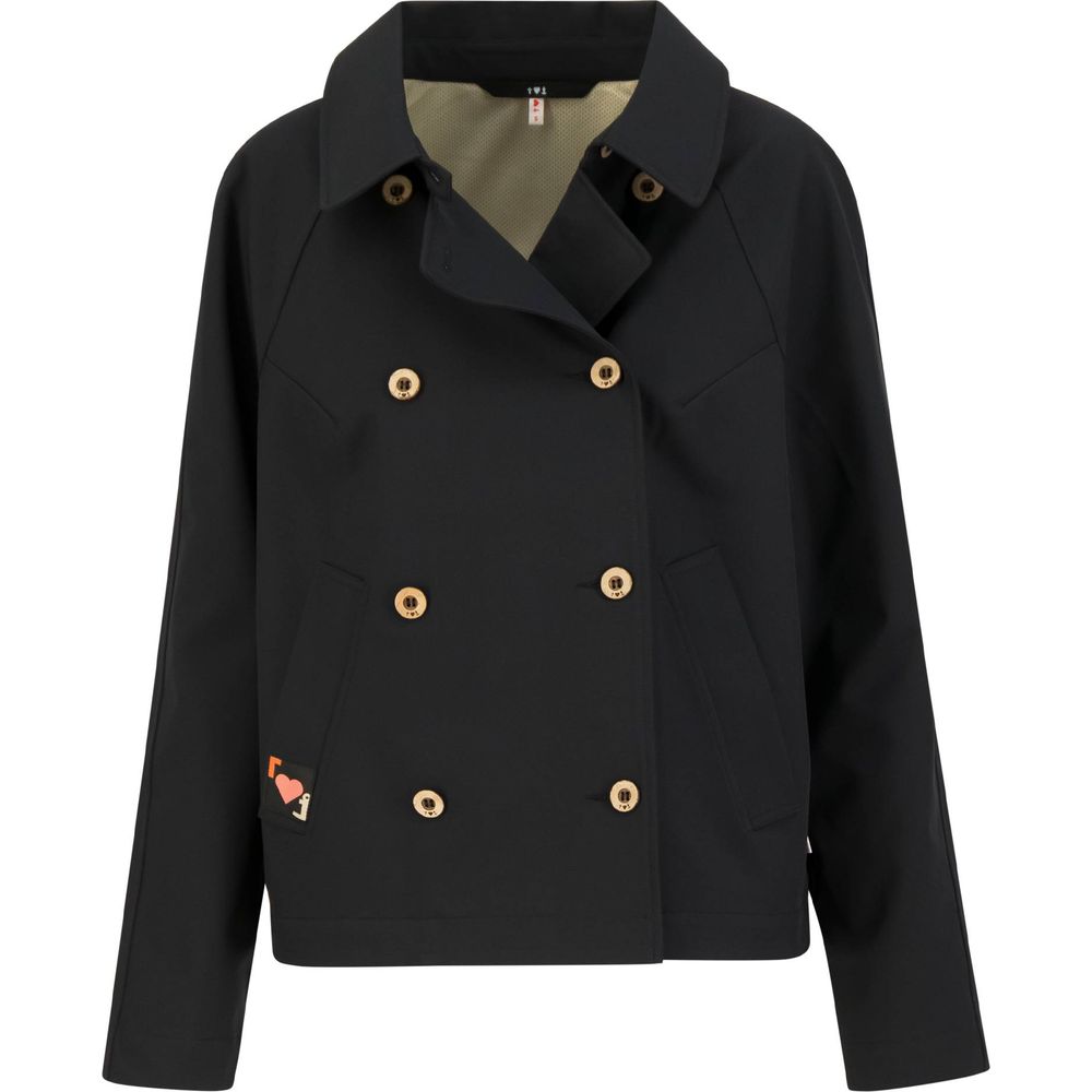 Blutsgeschwister Tiny Damen Trenchcoat leo dots black Produktbild 0