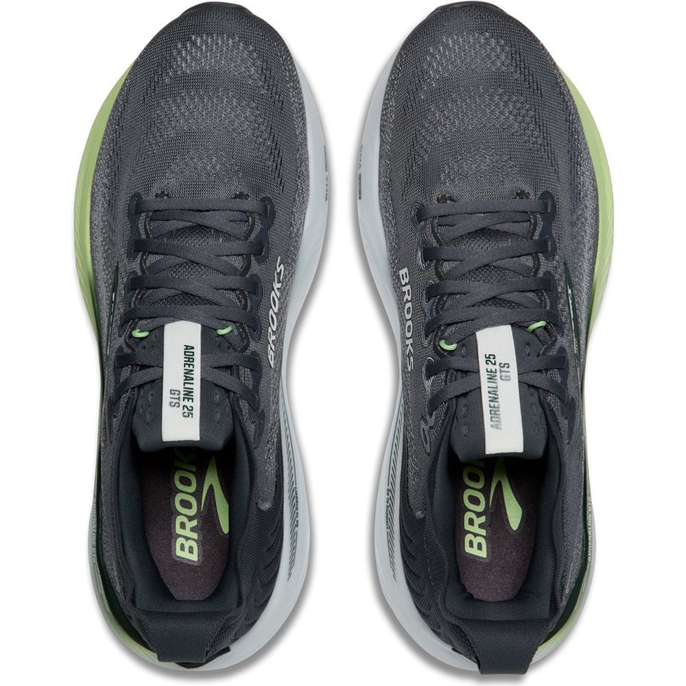 Brooks Adrenaline GTS 25 Herren Laufschuh grey-paradise-green-spruce Produktbild 2