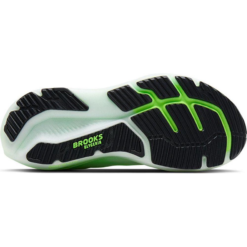 Brooks Glycerin 23 Herren Laufschuh white-phantom-green-gecko Produktbild 1
