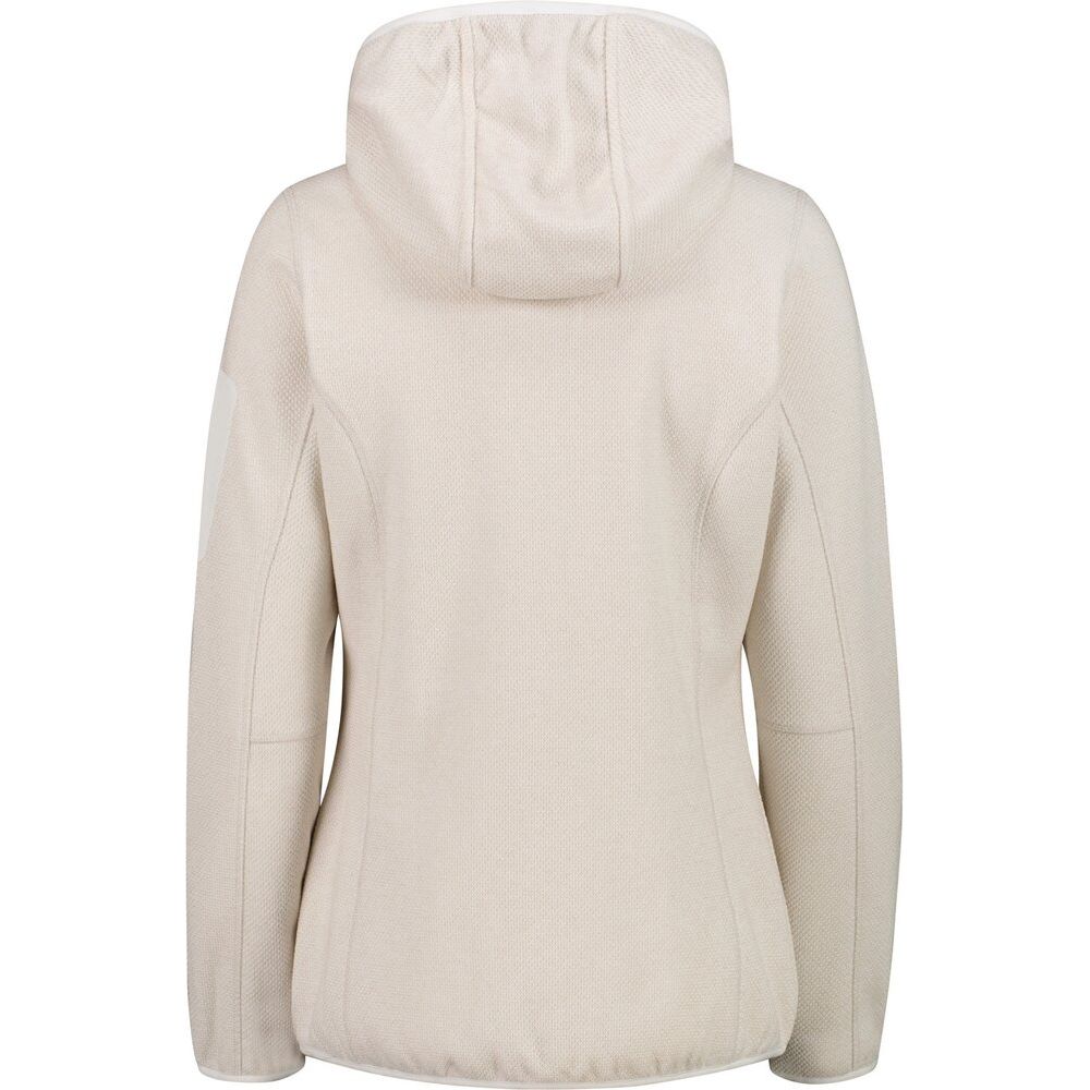 CMP Damen Fix Hood Fleecejacke bco gesso vaniglia Produktbild 1
