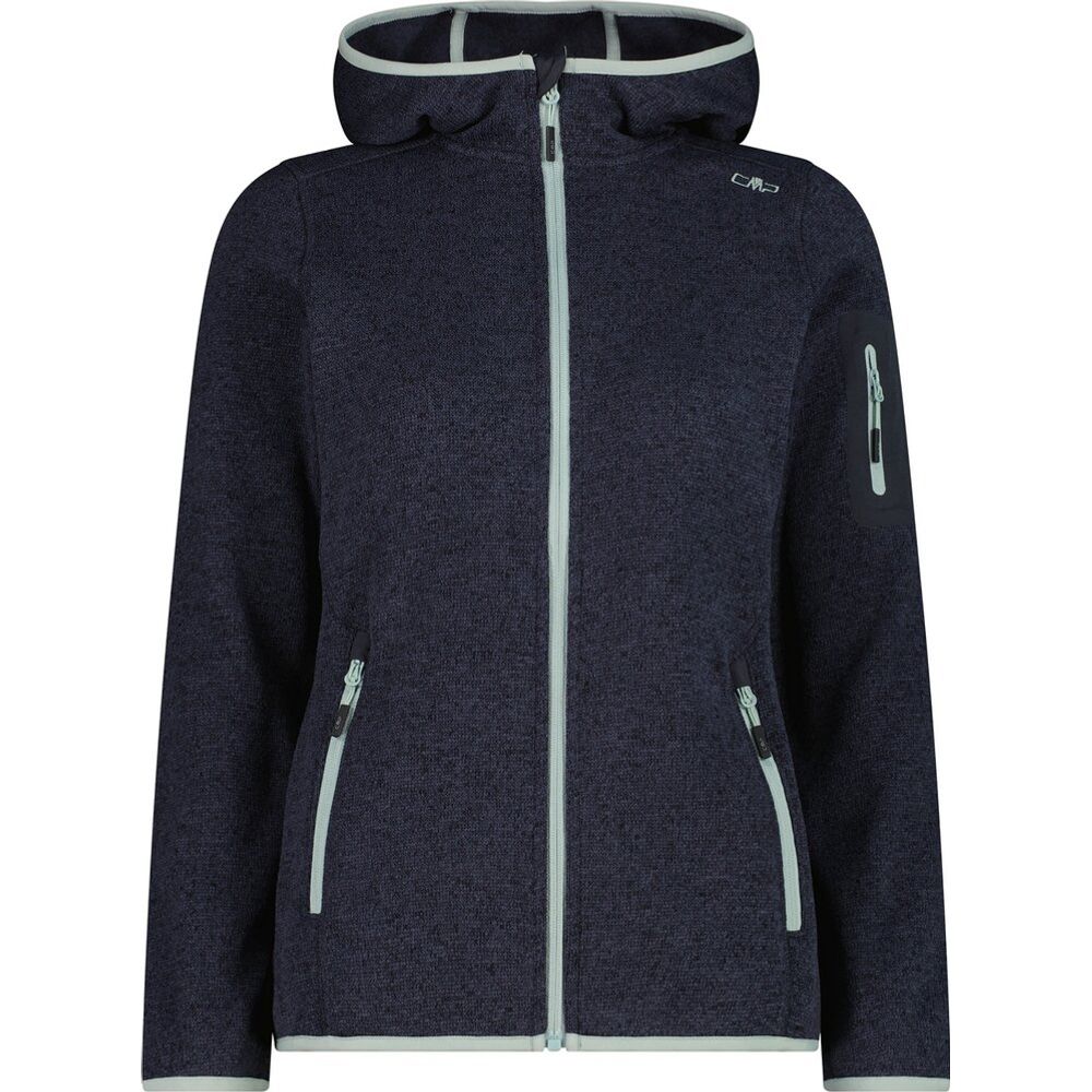 CMP Damen Fix Hood Fleecejacke titanio darker Produktbild 0