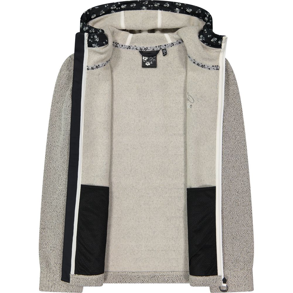 CMP Fix Hood Damen Fleecejacke bco gesso Produktbild 3