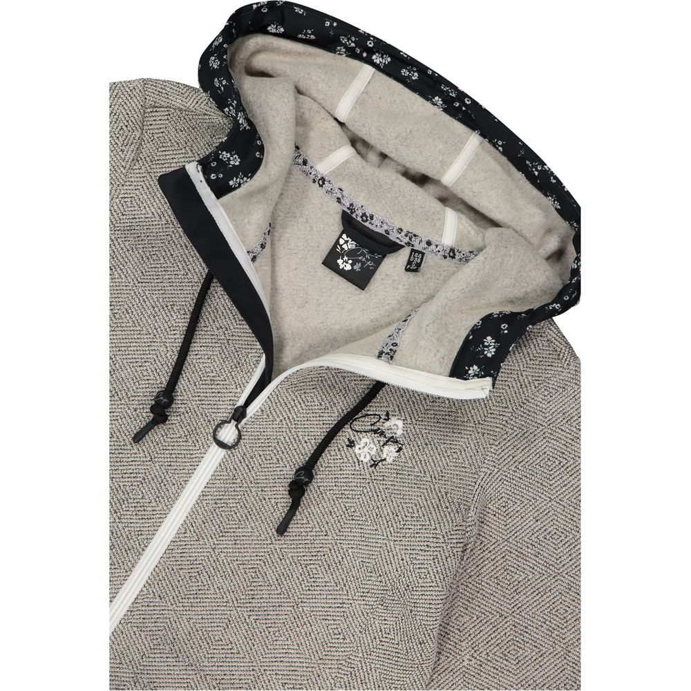 CMP Fix Hood Damen Fleecejacke bco gesso Produktbild 4