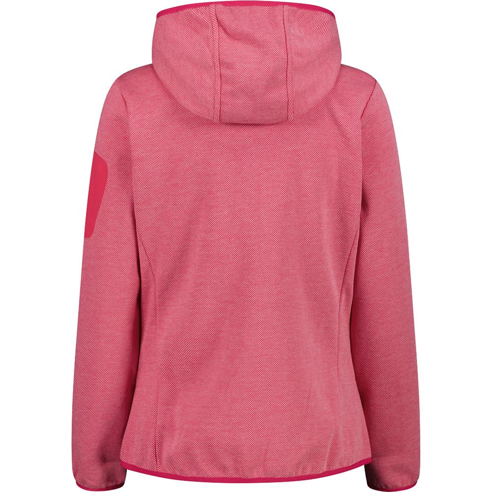 CMP Fix Hood Damen Fleecejacke magenta-bianco Produktbild 1