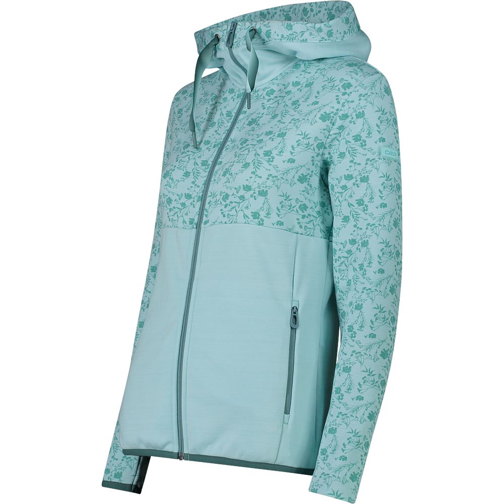CMP Fix Hood Midlayer Damen Jackeopale mel Produktbild 2