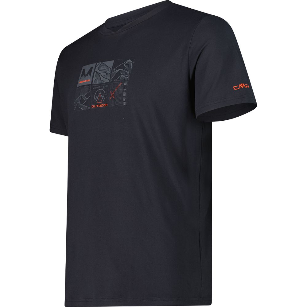 CMP Herren T-Shirt antracite-orange Produktbild 2