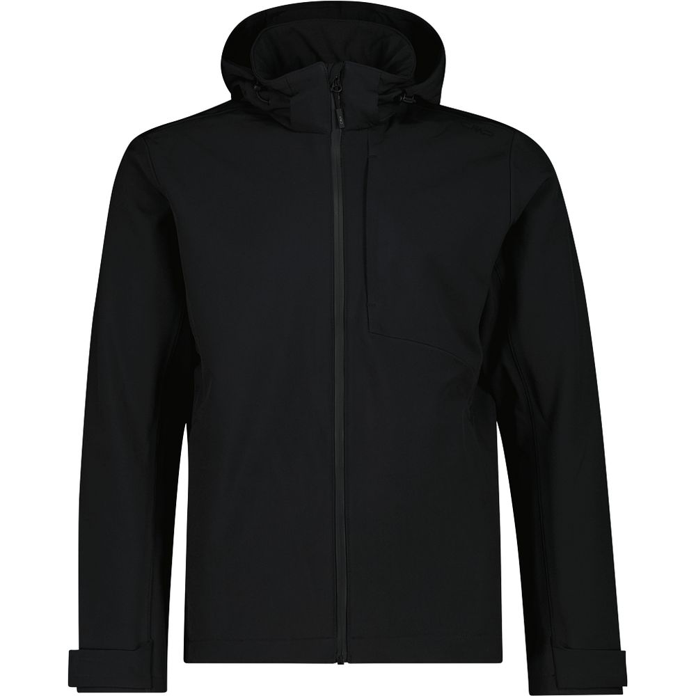 CMP Jacket Zip Hood Herren Softshelljacke nero Produktbild 0
