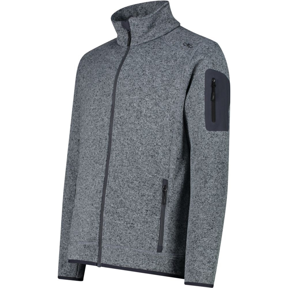 CMP Man Jacket Fleecejacke alluminio-titanio Produktbild 2