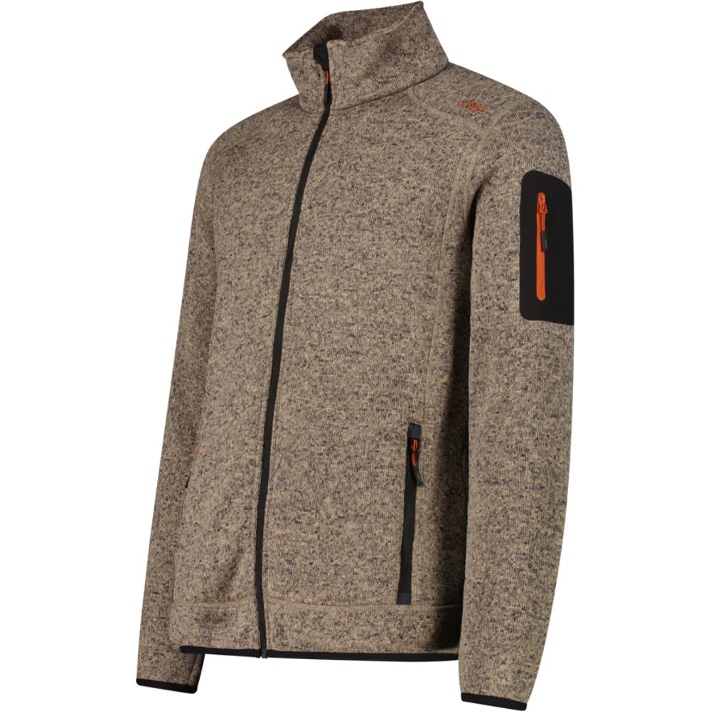 CMP Man Jacket Herren Fleecejacke teak-antracite Produktbild 2