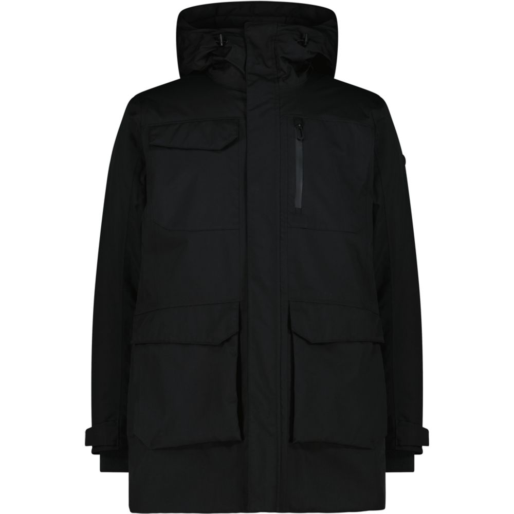 CMP Man Parka Zip Hood Herren Winterjacke nero Produktbild 0