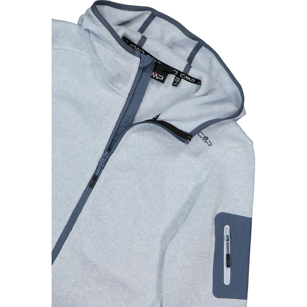 CMP Woman Jacket Fix Hood sky-blue-bianco Produktbild 4