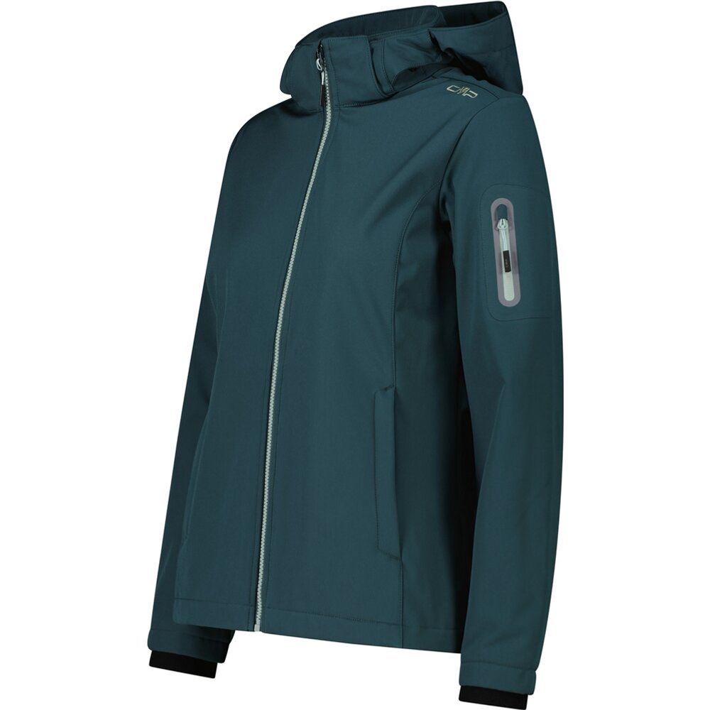 CMP Woman Zip Hood Damen Softshelljacke trek green Produktbild 2