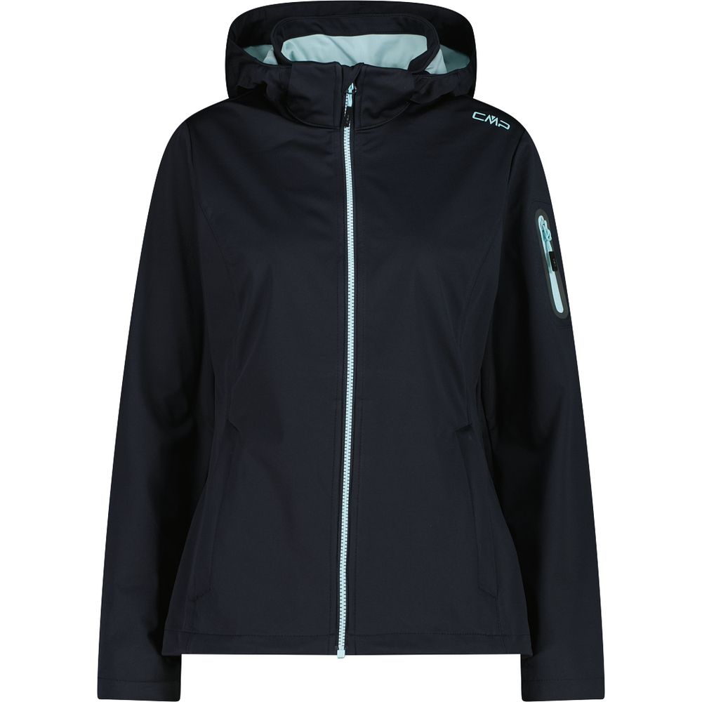 CMP Zip Hood Damen Softshelljacke antracite opale Produktbild 0