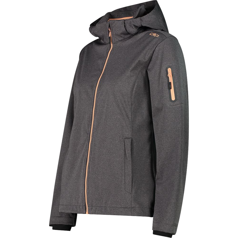 CMP Zip Hood Damen Softshelljacke terra mel Produktbild 2