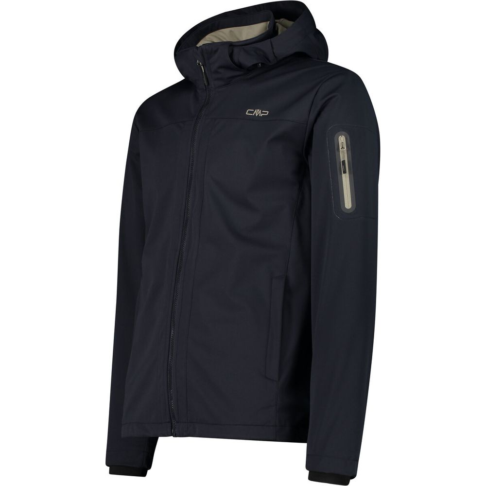 CMP Zip Hood Herren Softshelljacke antracite sage Produktbild 1