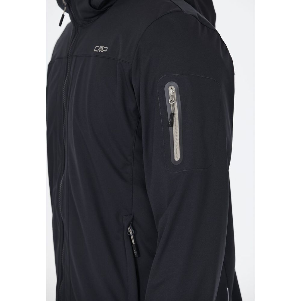 CMP Zip Hood Herren Softshelljacke antracite sage Produktbild 5