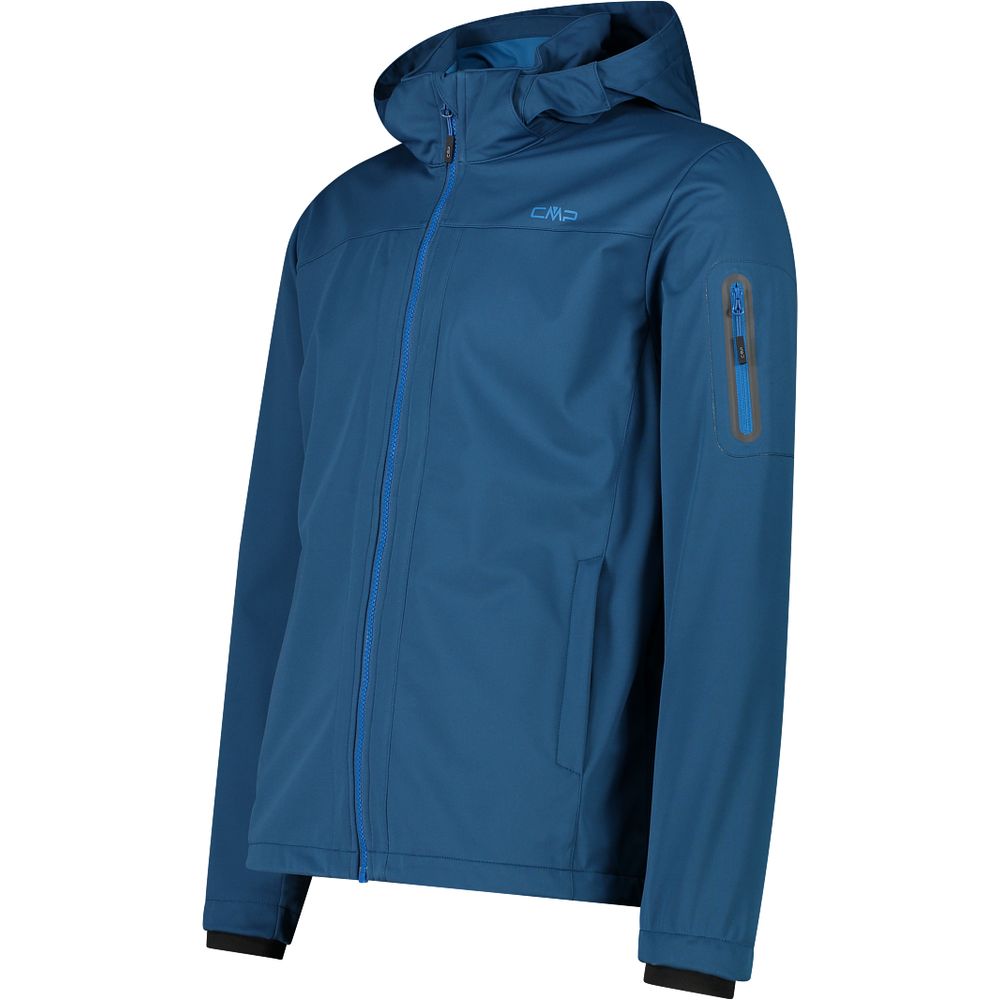 CMP Zip Hood Herren Softshelljacke ocean Produktbild 2
