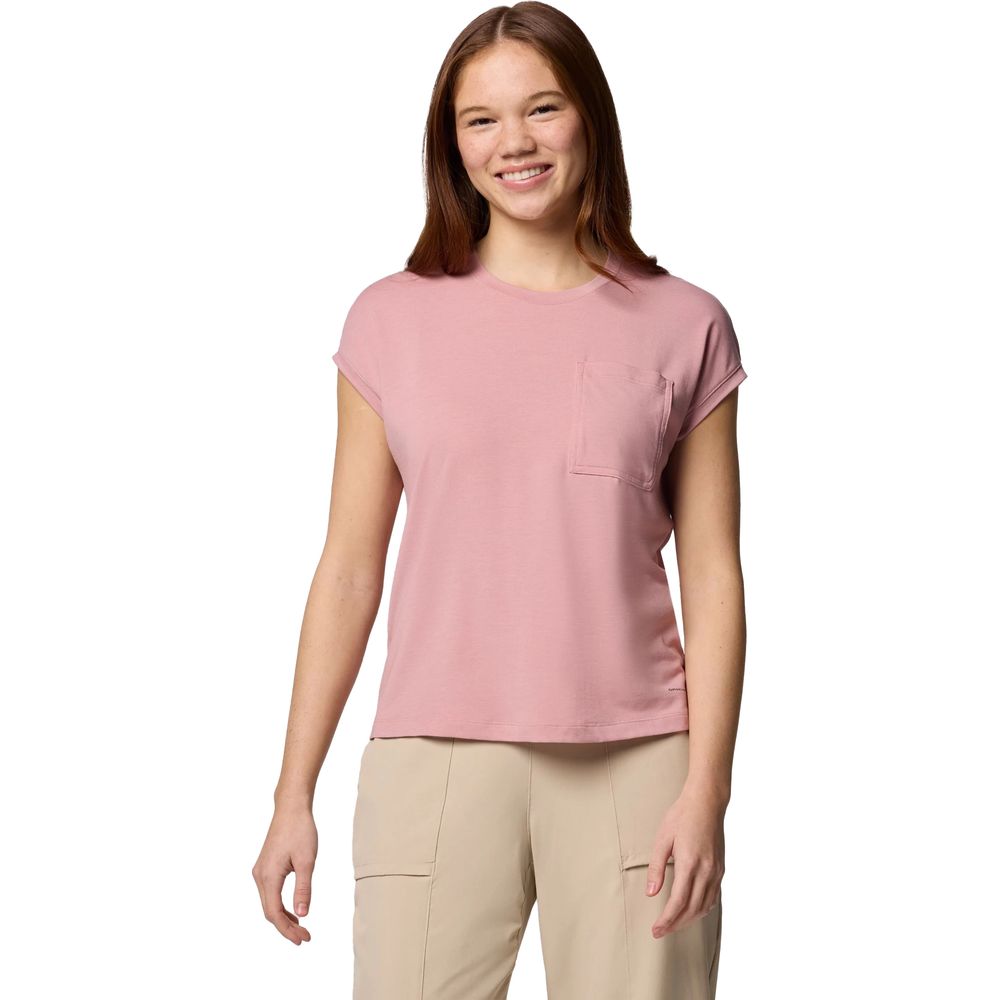 Columbia Boundless Trek Damen T-Shirt eraser pink Produktbild 0
