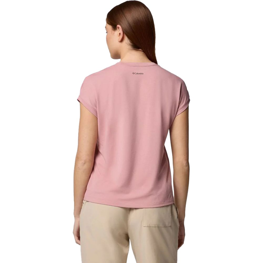 Columbia Boundless Trek Damen T-Shirt eraser pink Produktbild 1