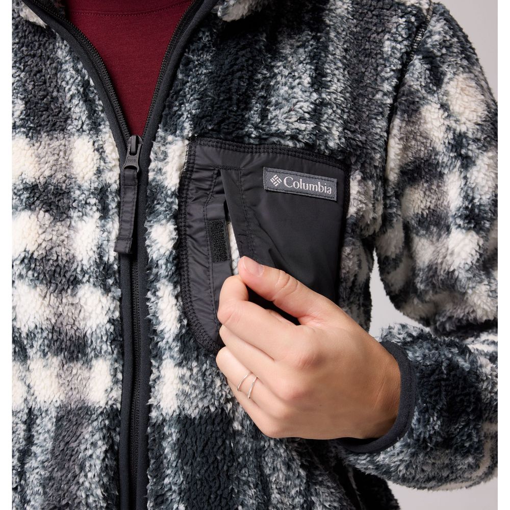Columbia Damen West Bend Print Full Zip II Fleecejacke black herringplaid Produktbild 4