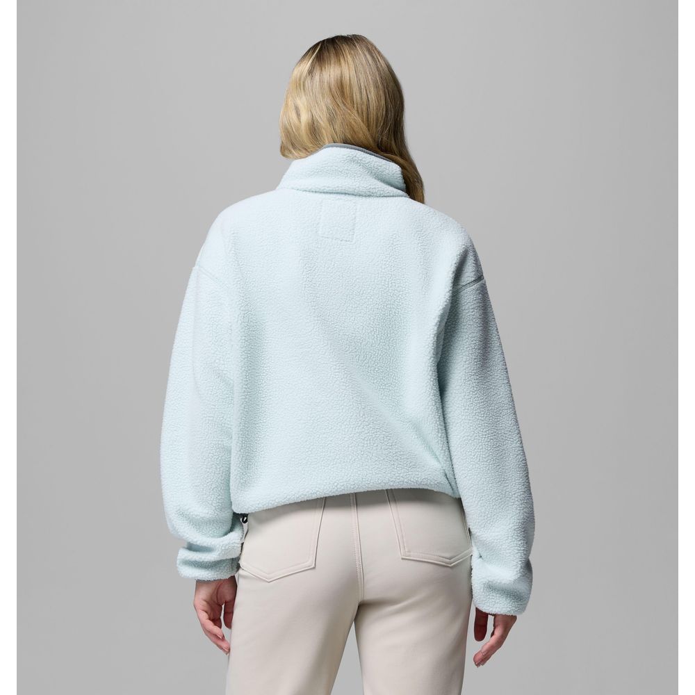 Columbia Helvetia™ II Cropped Half Snap Fleece Damen Fleecejacke tea light, dark stone Produktbild 1
