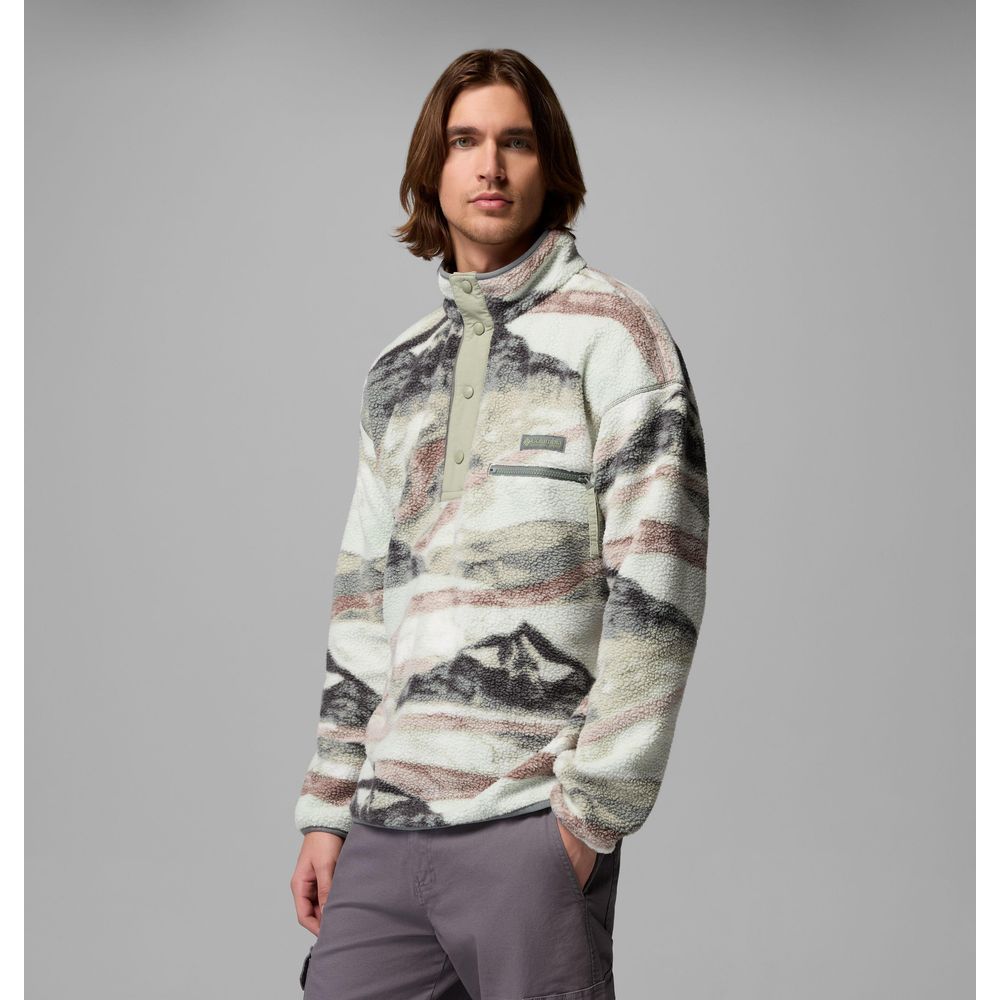 Columbia Helvetia™ II Printed Half Snap Herren Fleecepullover sedona-sage-sum Produktbild 3