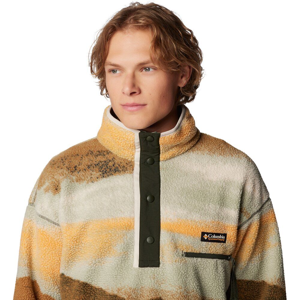 Columbia Helvetia II Printed Herren Fleecepullover greenscape dolomites Produktbild 6