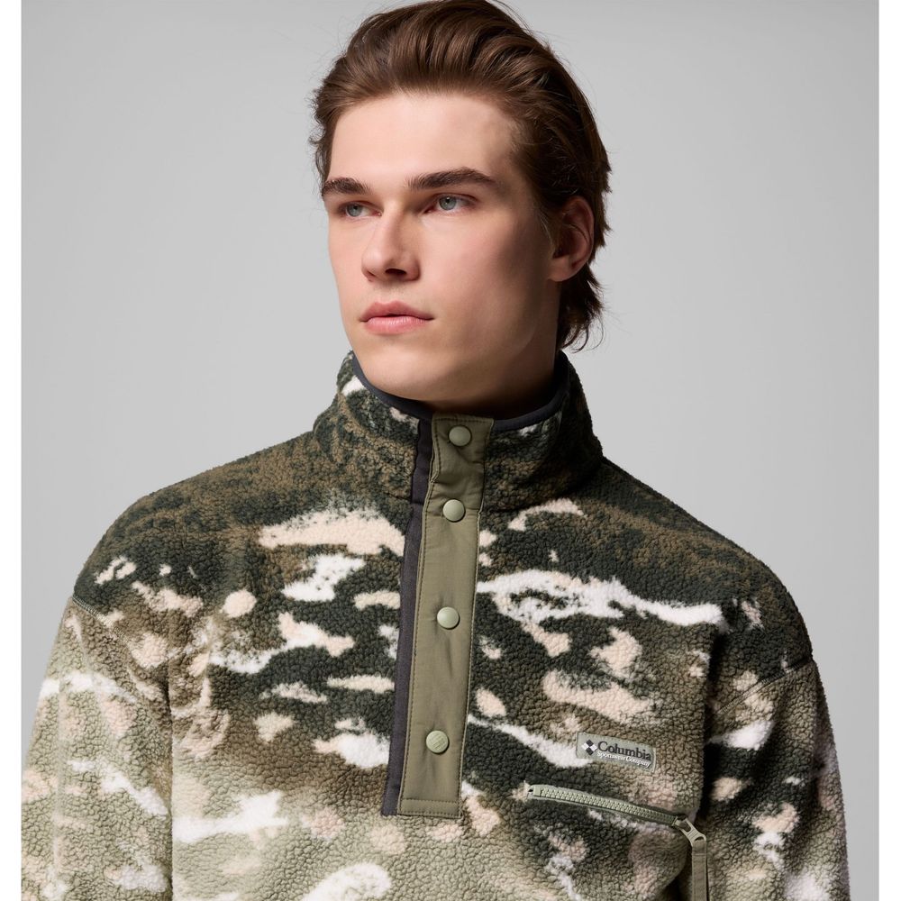 Columbia Herren Helvetia II Printed Half Snap Fleece Pullover safari sisters Produktbild 3