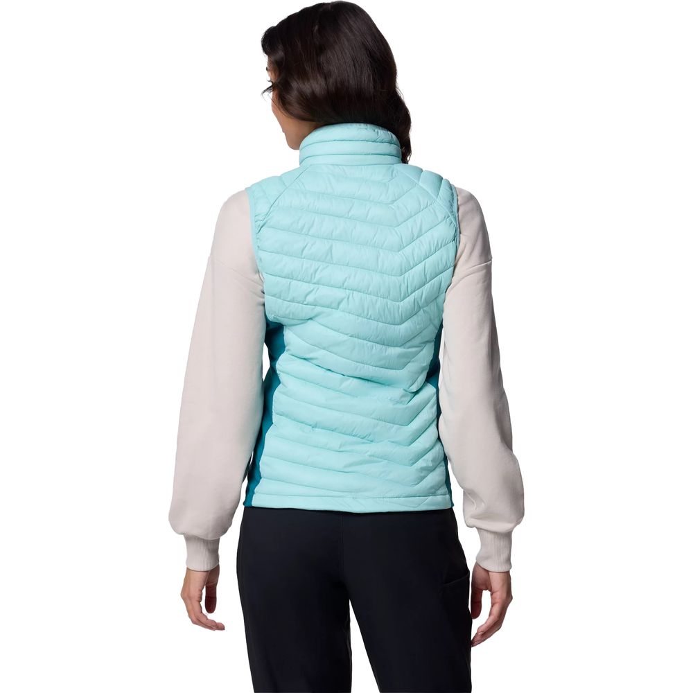 Columbia Powder Pass II Hybrid Damen Weste spray river blue Produktbild 1