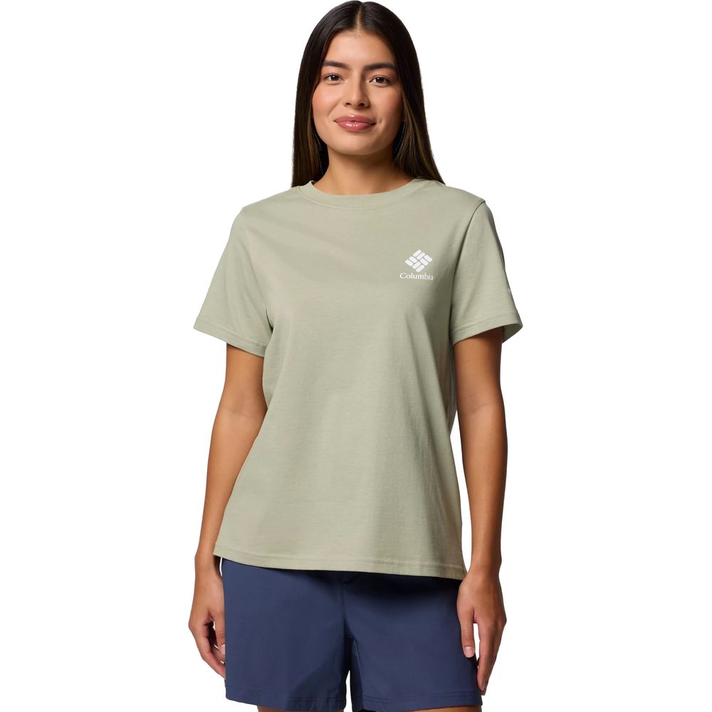 Columbia Rolling Bend Graphic Damen T-Shirt safari stacked gem Produktbild 0