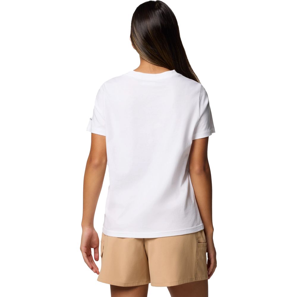 Columbia Rolling Bend Graphic Damen T-Shirt white stacked gem Produktbild 1