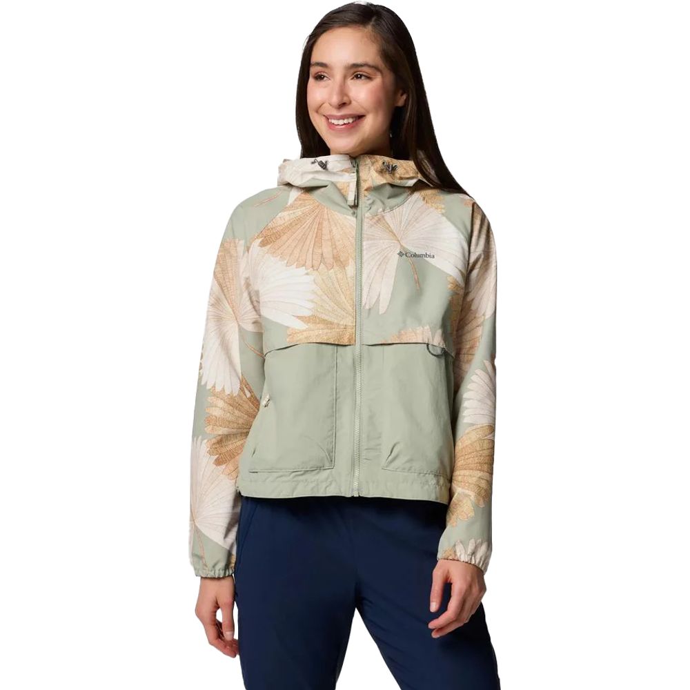 Columbia Spire Valley Printed Damen Windbreaker safari rays Produktbild 0