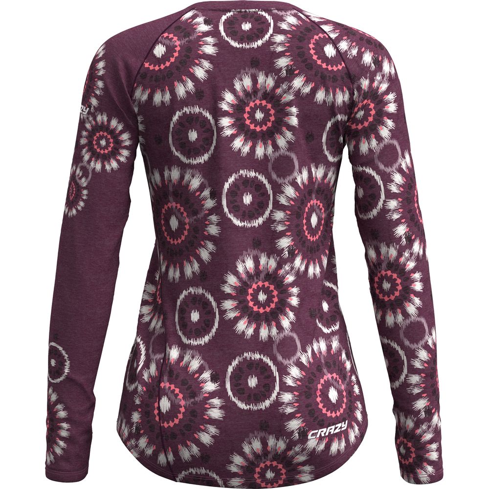 Crazy Idea Long Sleeved Aria Damen Langarmshirt moon-blush Produktbild 1