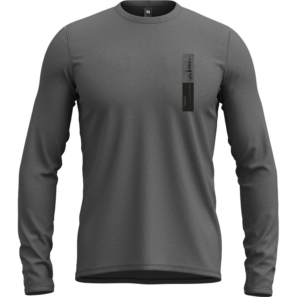 Crazy Idea Long Sleeved Gulliver Herren Langarmshirt stone Produktbild 0