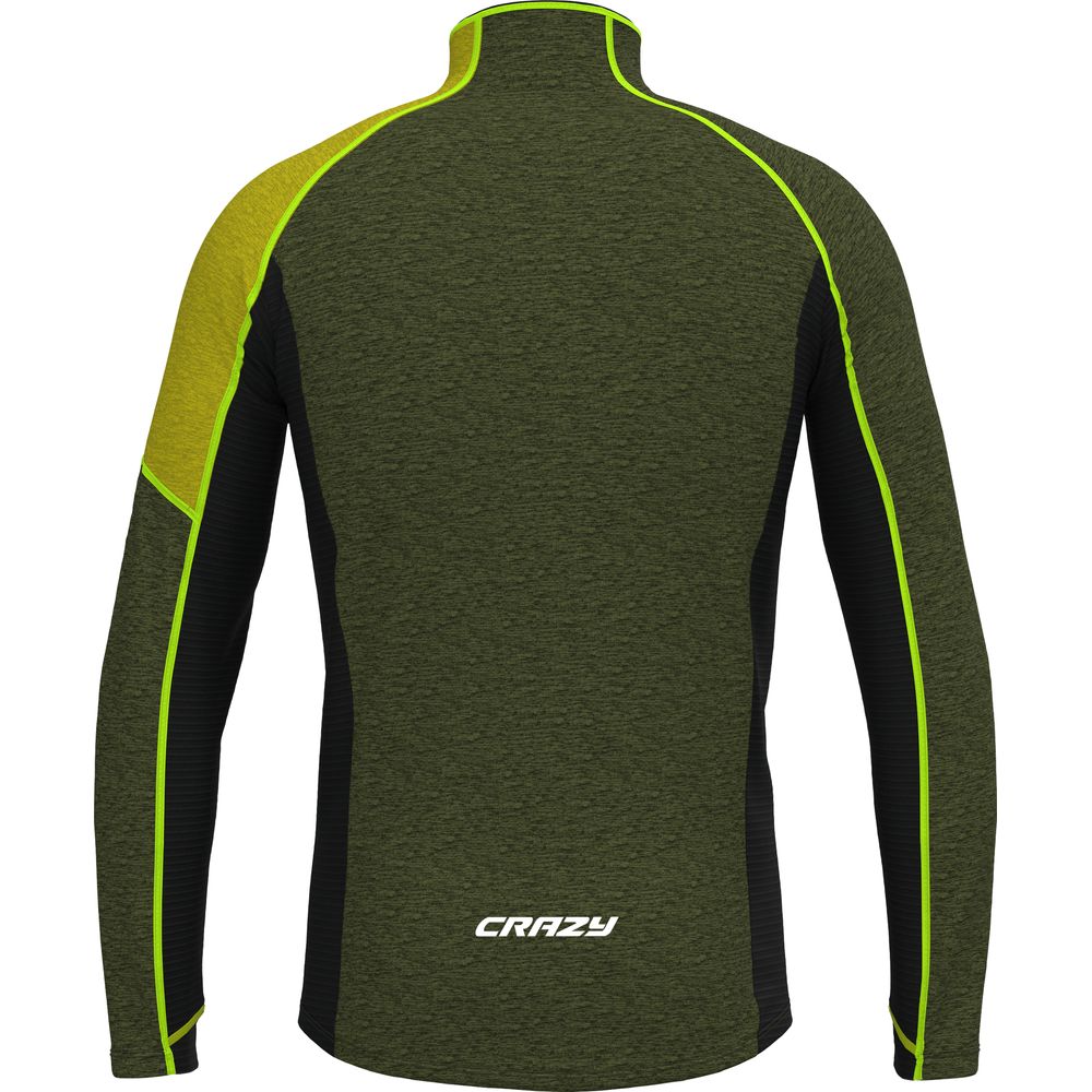 Crazy Idea Pull Ascent Herren Midlayer forest Produktbild 1