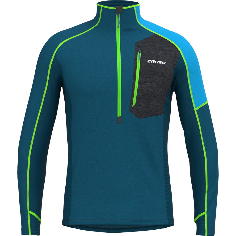 Crazy Idea Pull Ascent Herren Midlayer galaxy Produktbild 0