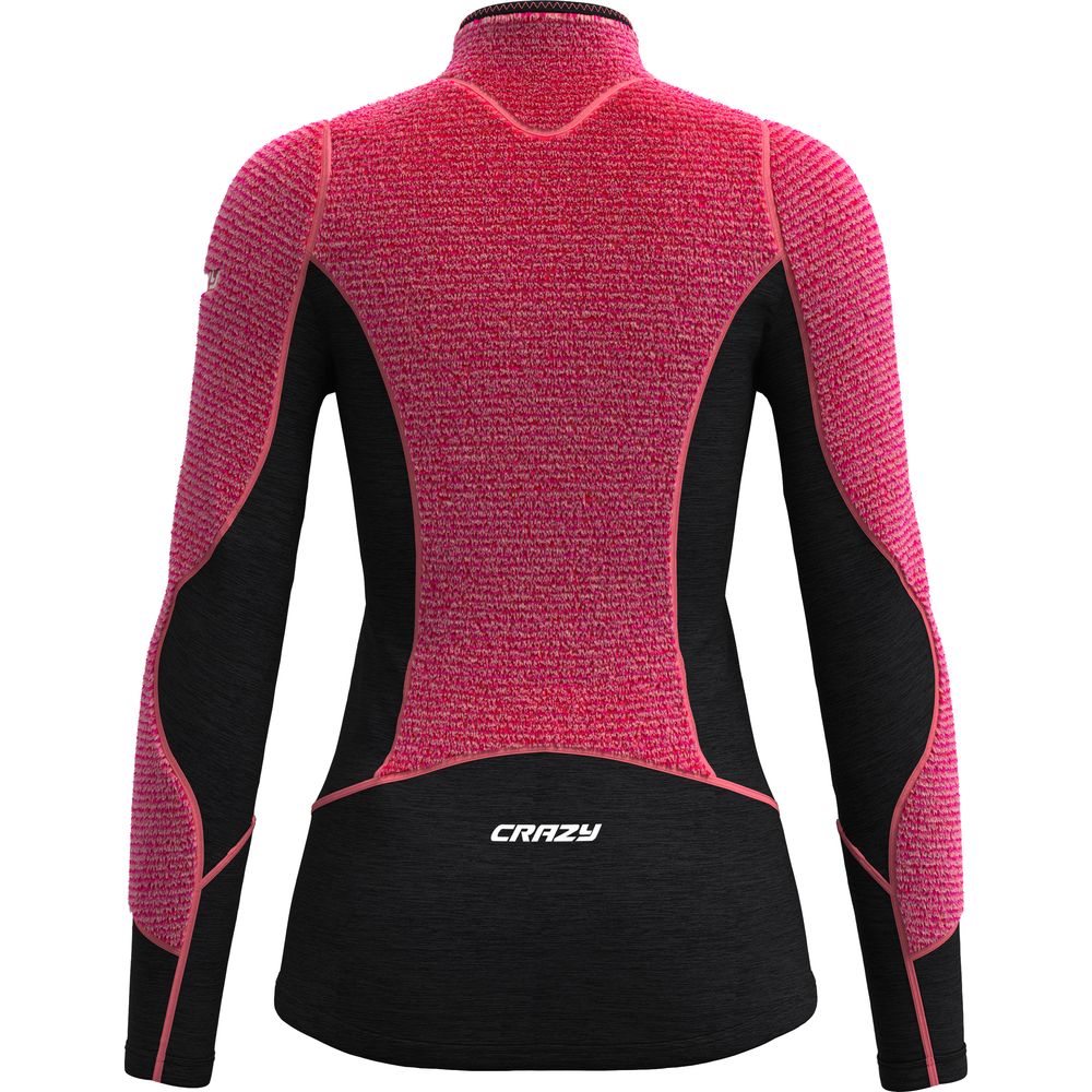 Crazy Idea Pull Exit Extrafleece Damen Midlayer blush Produktbild 1
