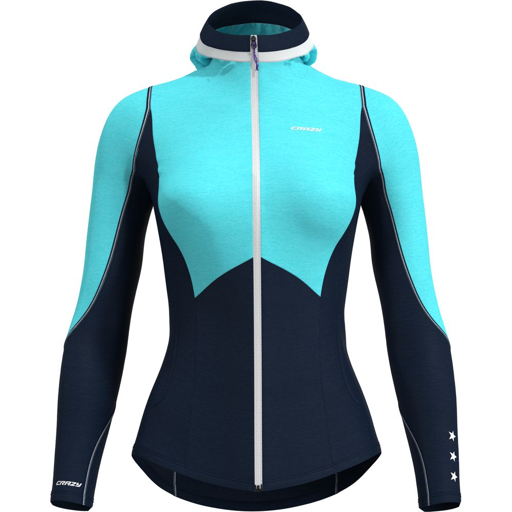 Crazy Idea Pull Exit Light Damen Midlayer lake Produktbild 0
