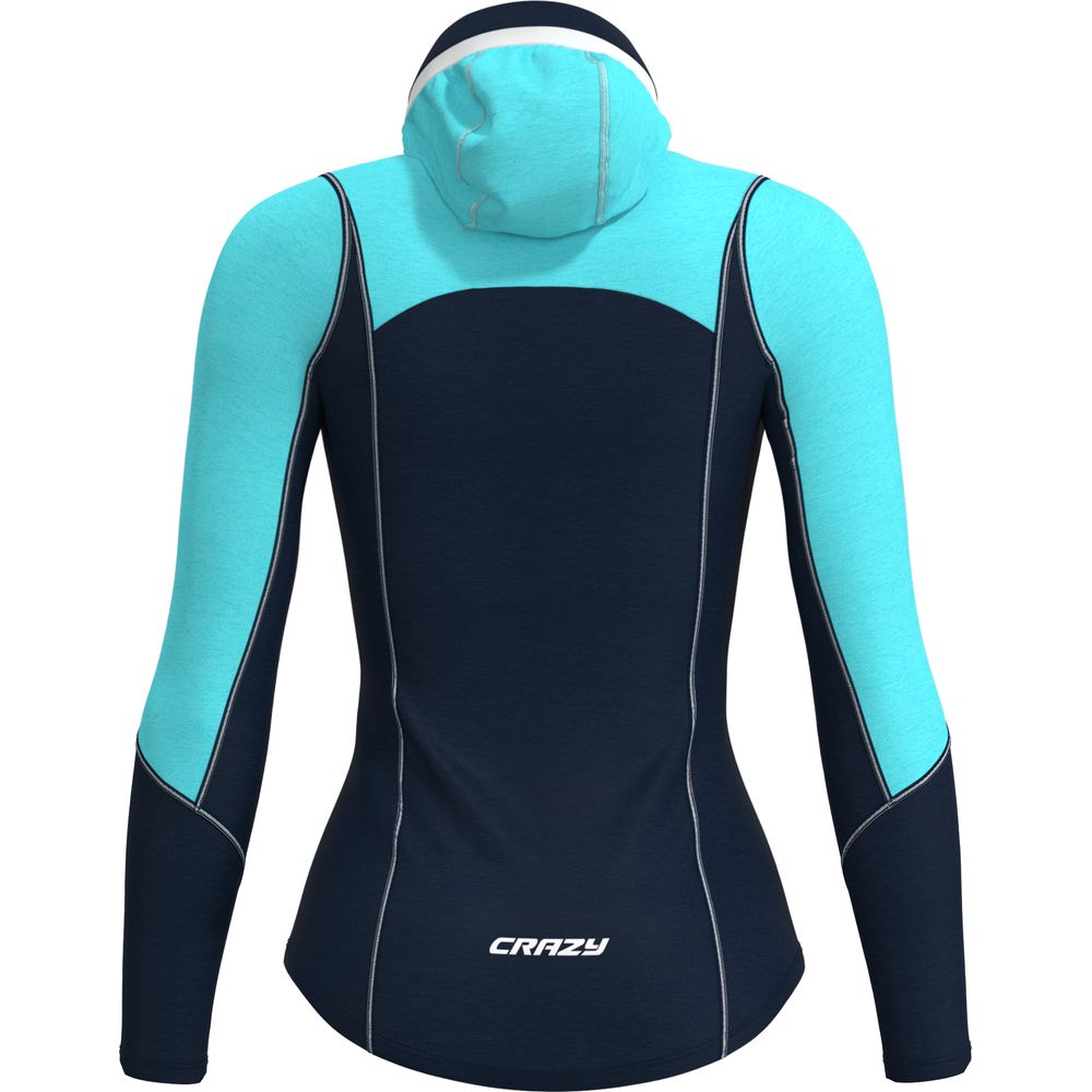 Crazy Idea Pull Exit Light Damen Midlayer lake Produktbild 1