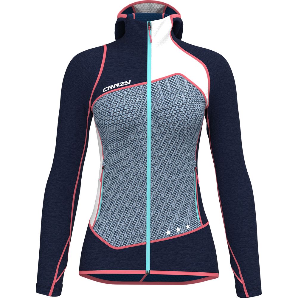Crazy Idea Pull Ionic Damen Midlayer chewing gum blue Produktbild 0
