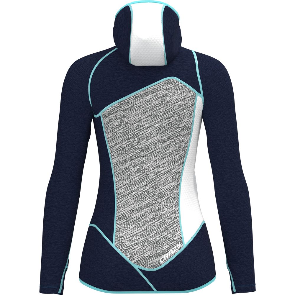 Crazy Idea Pull Ionic Light Damen Midlayer lake blue Produktbild 1