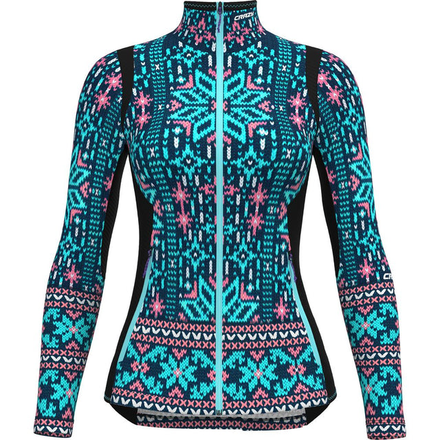 Crazy Idea Pull Wonder Magic Damen Midlayer snowflake Produktbild 0
