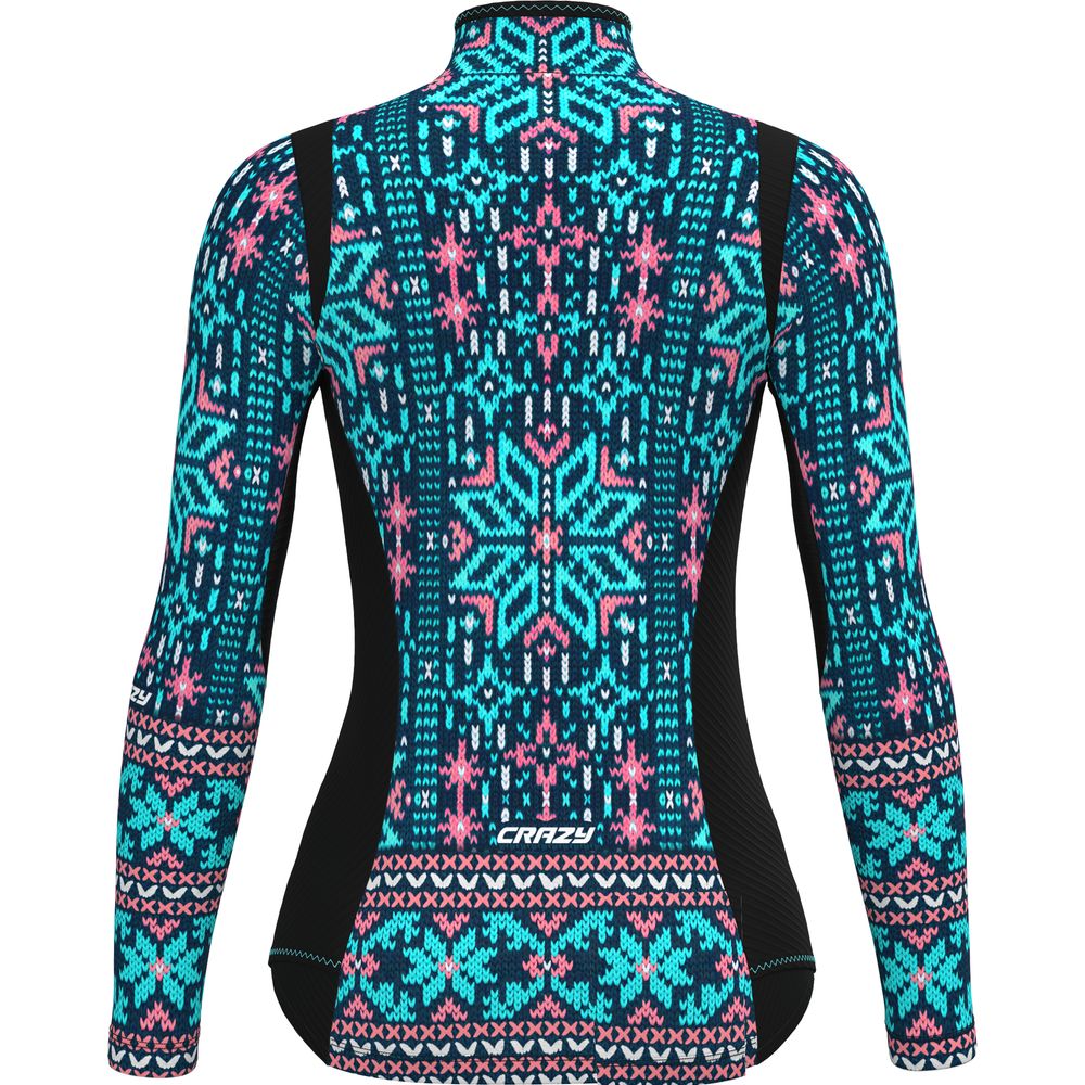 Crazy Idea Pull Wonder Magic Damen Midlayer snowflake Produktbild 1