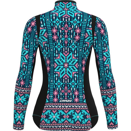 Crazy Idea Pull Wonder Magic Damen Midlayer snowflake Produktbild 1